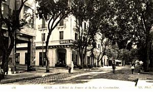Setif - Hotel de France et Rue de Constantine